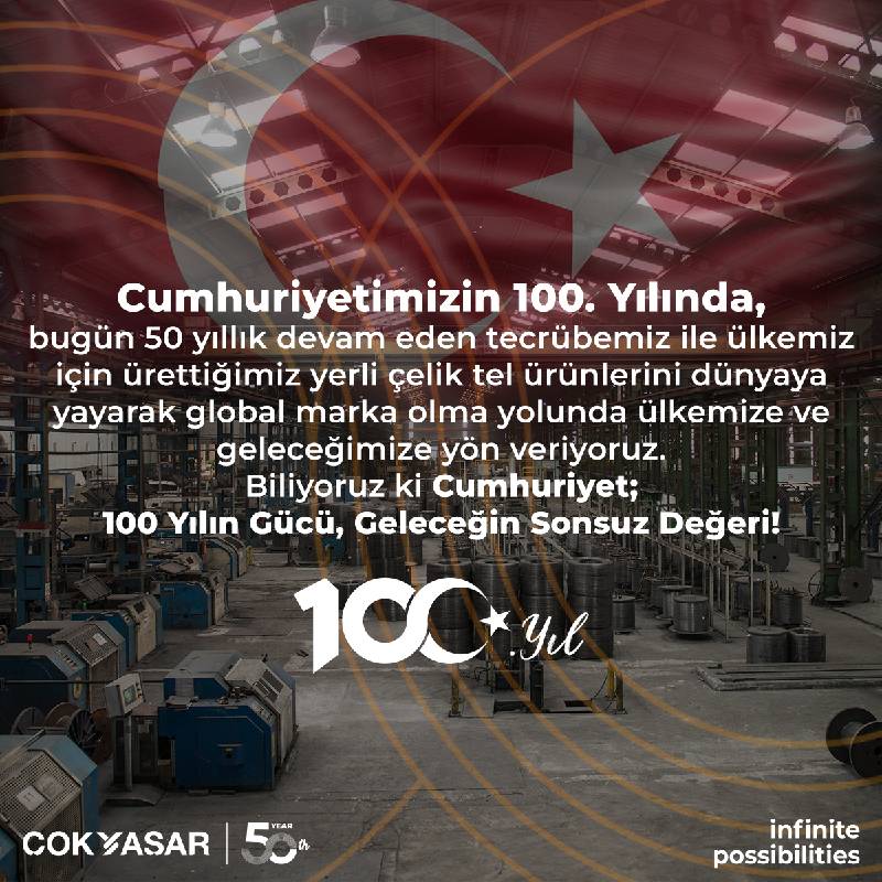 Cumhuriyet! 100 Yılın Gücü, Geleceğin Sonsuz Değeri!